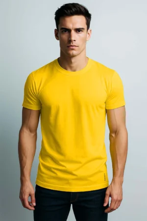 Plain Round Neck T-Shirt