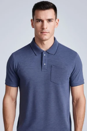 Pocketed Polo T-Shirt - Image 3