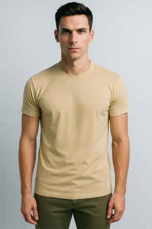Printed Round Neck T-Shirt - Image 5