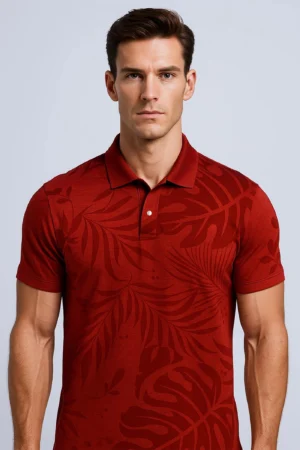 Printed Polo T-Shirt - Image 5