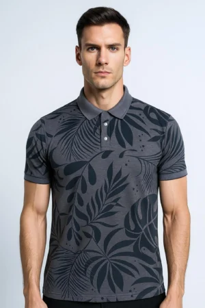 Printed Polo T-Shirt - Image 3