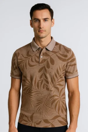 Printed Polo T-Shirt - Image 4
