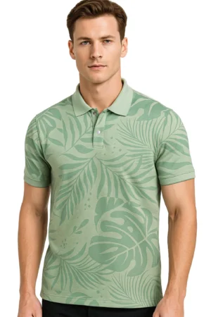 Printed Polo T-Shirt - Image 2