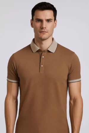Plain Polo T-Shirt - Image 2