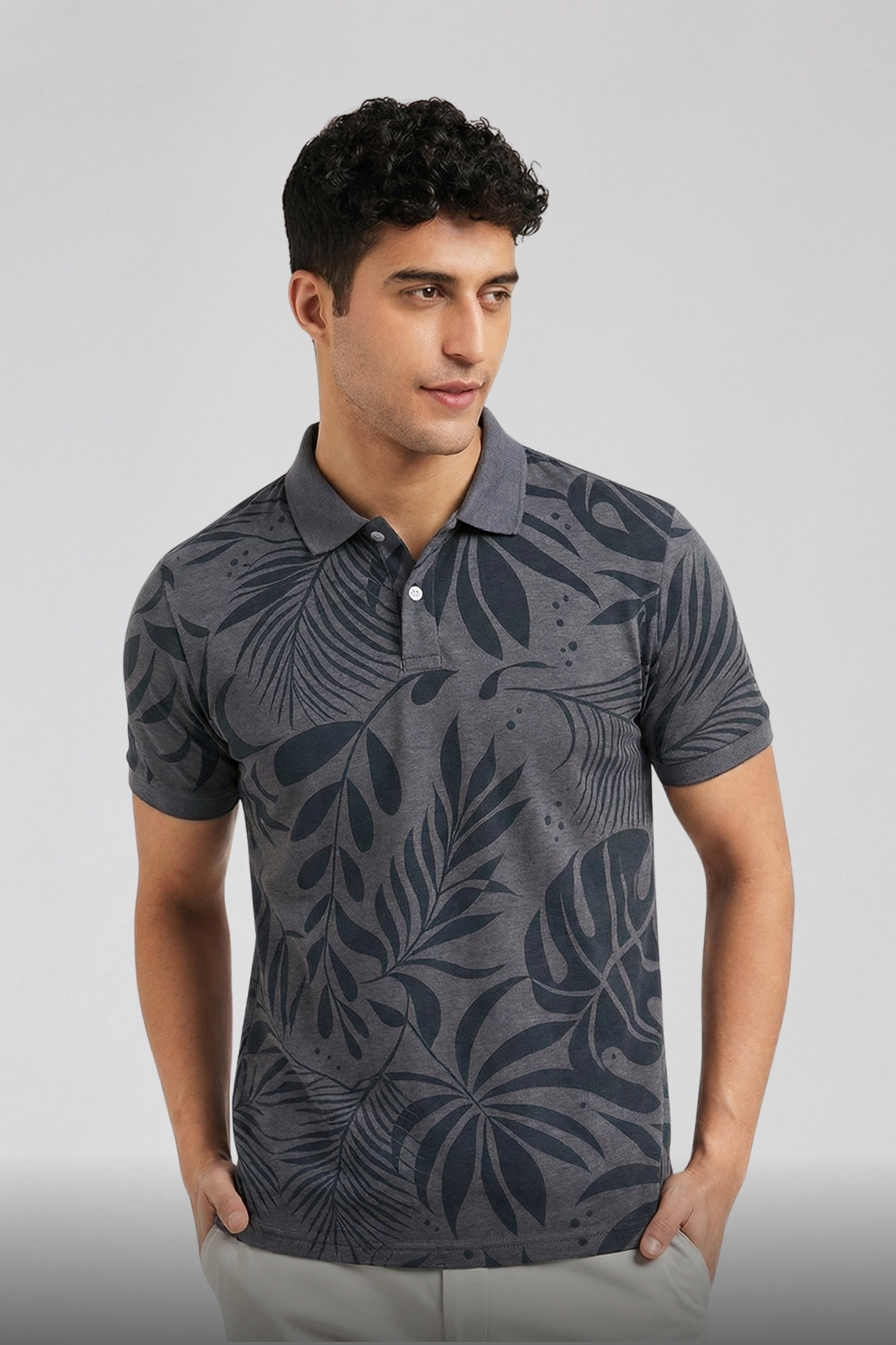 Printed Polo T-Shirt
